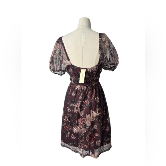 Francescas Bridget Cinched Waist Floral Dress in XS - Picture 4 of 6